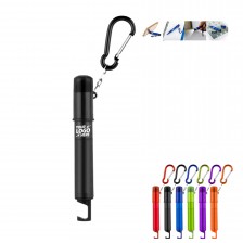 4-In-1 Light Up Stylus Pen with Carabiner